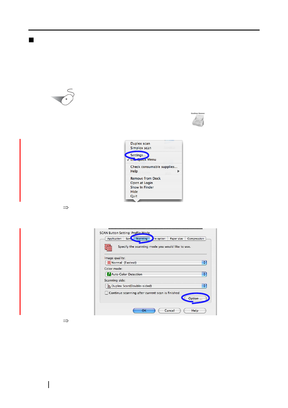 64 ■ skipping blank pages | FUJITSU ScanSnap Color Image Scanner S510M User Manual | Page 80 / 171