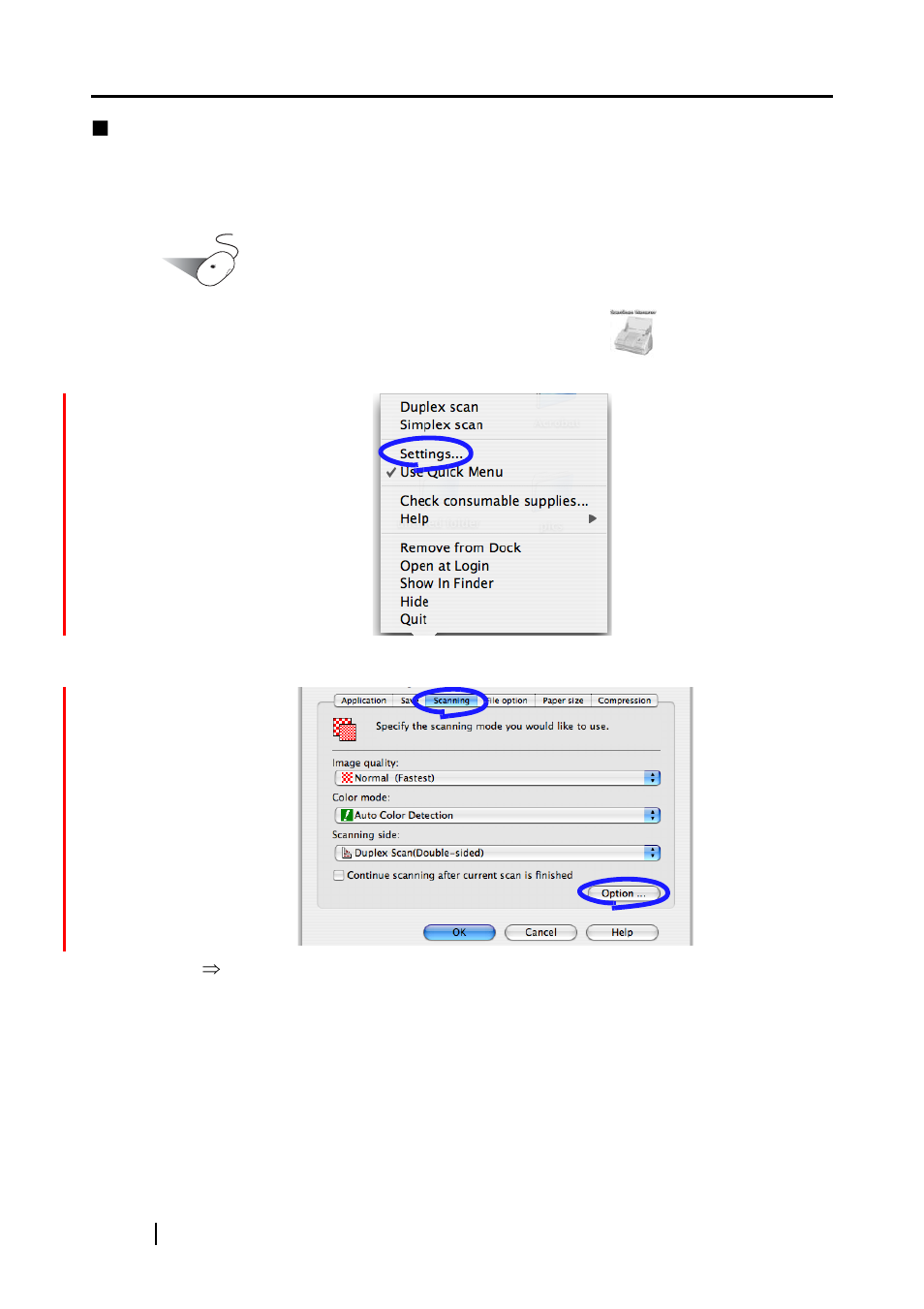 66 ■ correcting skewed documents | FUJITSU ScanSnap Color Image Scanner S510M User Manual | Page 82 / 171