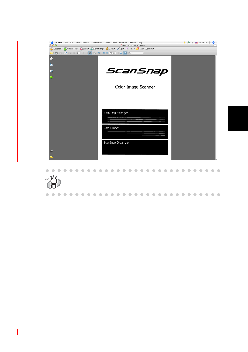 FUJITSU ScanSnap Color Image Scanner S510M User Manual | Page 91 / 171
