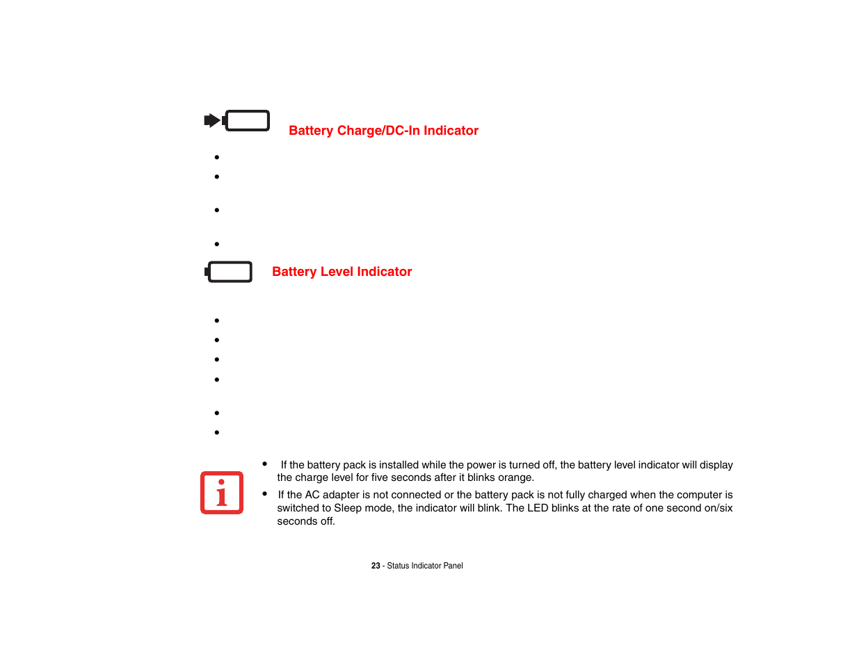 FUJITSU LifeBook A3210 User Manual | Page 28 / 183