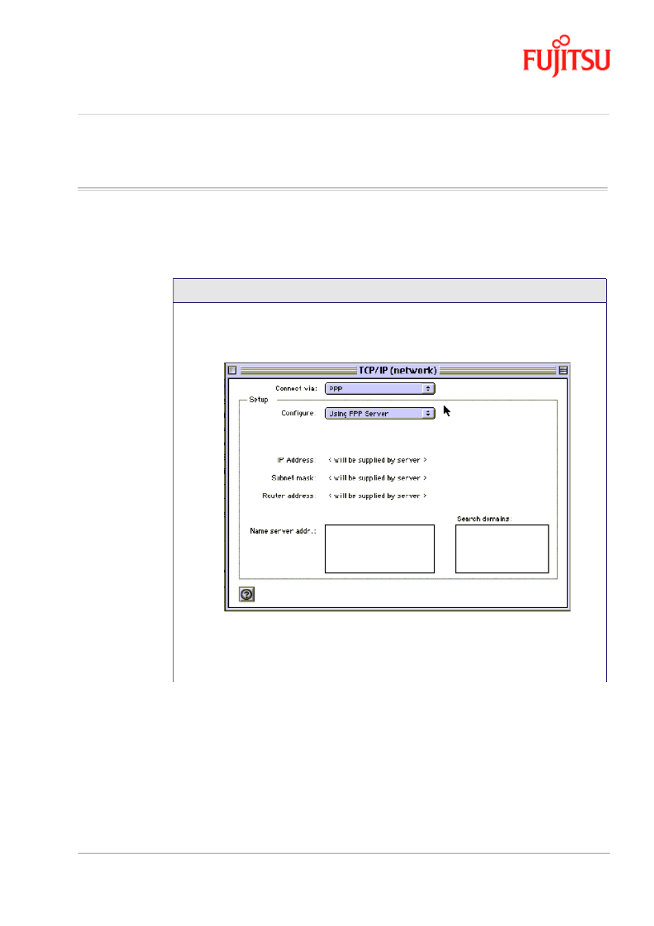 Connecting to a remote network, Connecting to a remote network -11, Procedure 3-4 | Procedure 3-4: connecting to a remote network | FUJITSU ISSUE 02 3XAX-00803AAS User Manual | Page 61 / 100