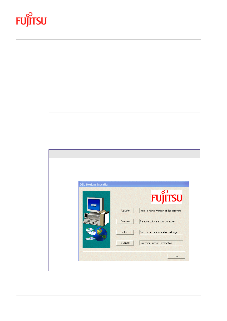 Uninstalling the software, Uninstalling for pcs running windows, Uninstalling the software -2 | Uninstalling for pcs running windows -2, Procedure 4-1, Pcs uninstall the software -2, Pcs uninstall the software | FUJITSU ISSUE 02 3XAX-00803AAS User Manual | Page 66 / 100