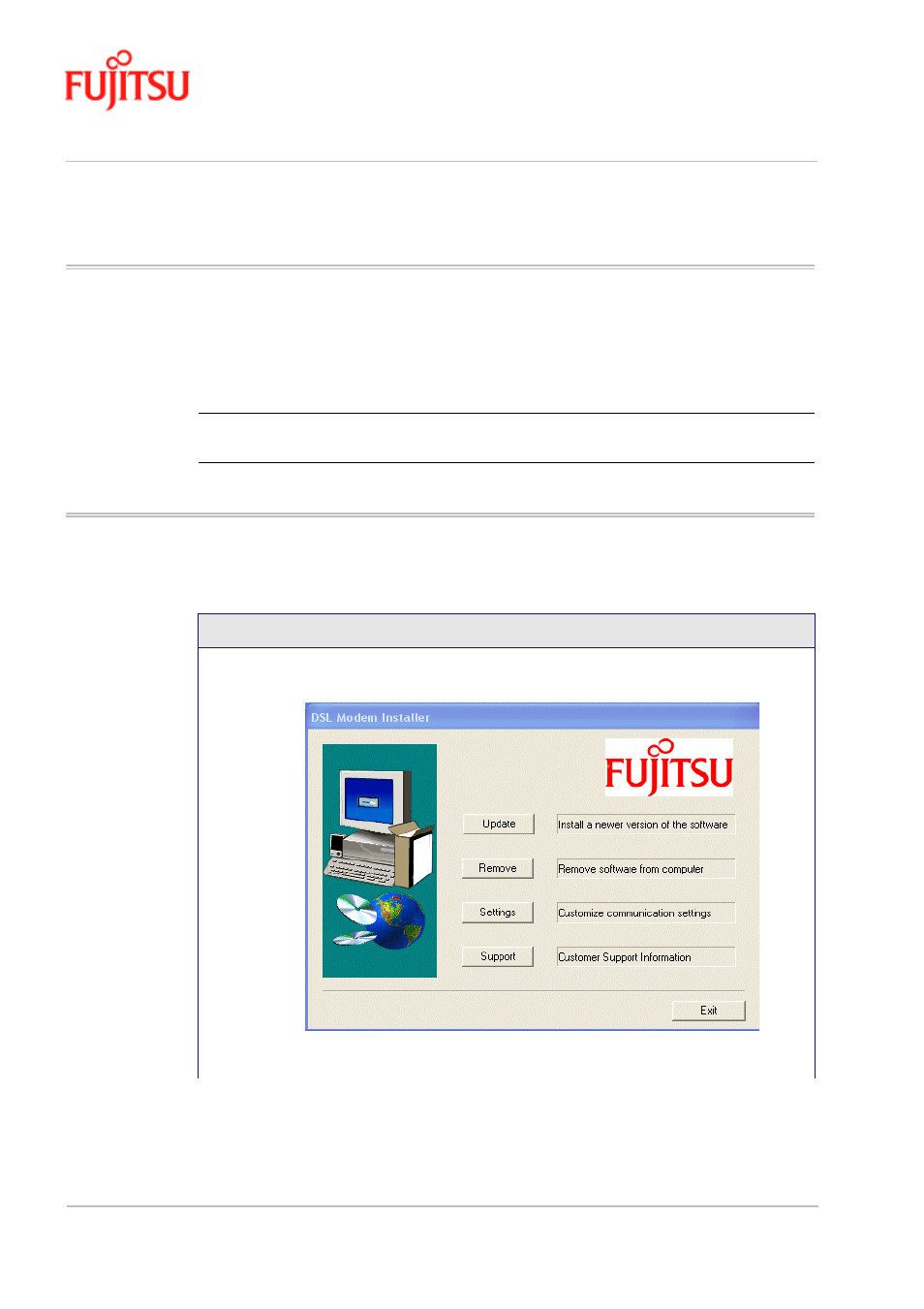 Control panel applications, Customising communications settings, Control panel applications -8 | Customising communications settings -8, Procedure 4-3 | FUJITSU ISSUE 02 3XAX-00803AAS User Manual | Page 72 / 100