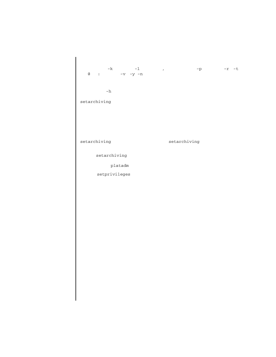 Setarchiving | FUJITSU SPARC ENTERPRISE M4000 User Manual | Page 143 / 444
