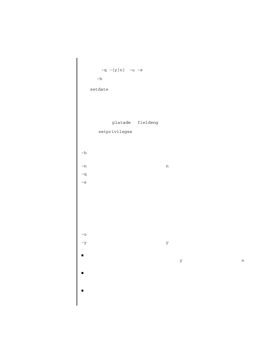 Setdate | FUJITSU SPARC ENTERPRISE M4000 User Manual | Page 159 / 444
