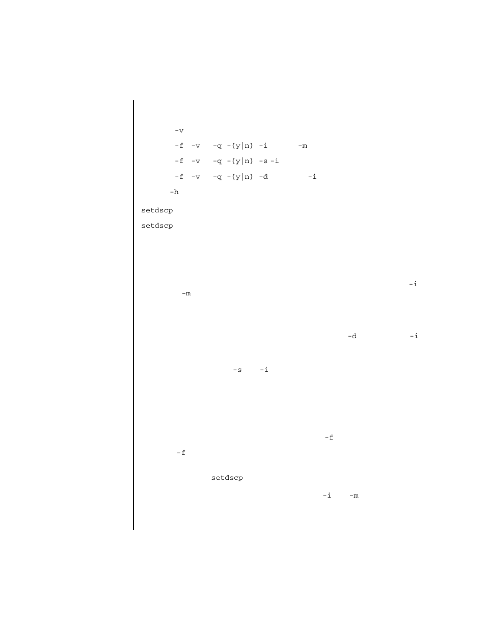 Setdscp | FUJITSU SPARC ENTERPRISE M4000 User Manual | Page 175 / 444