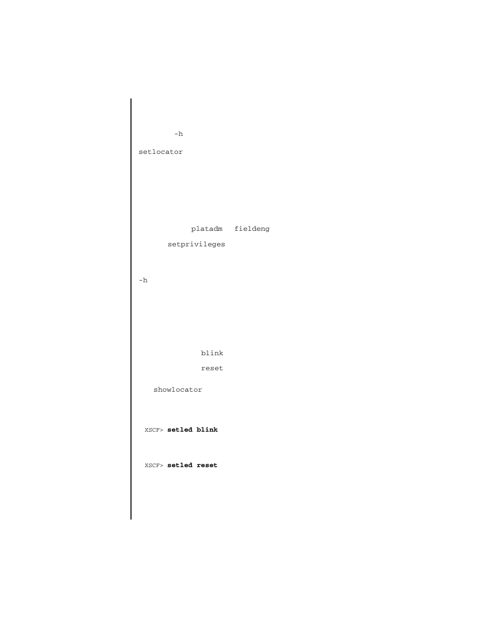 Setlocator | FUJITSU SPARC ENTERPRISE M4000 User Manual | Page 199 / 444