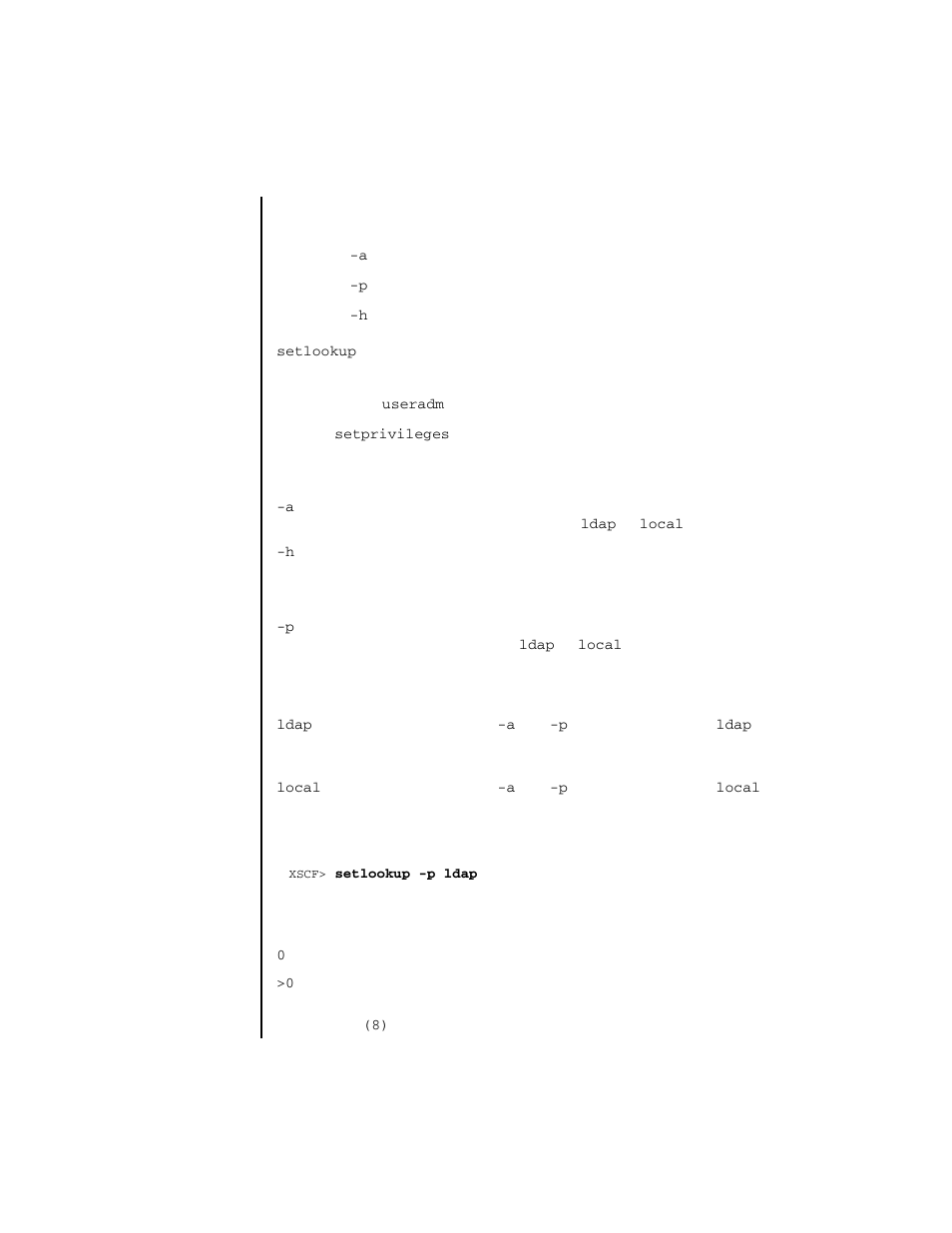 Setlookup | FUJITSU SPARC ENTERPRISE M4000 User Manual | Page 201 / 444