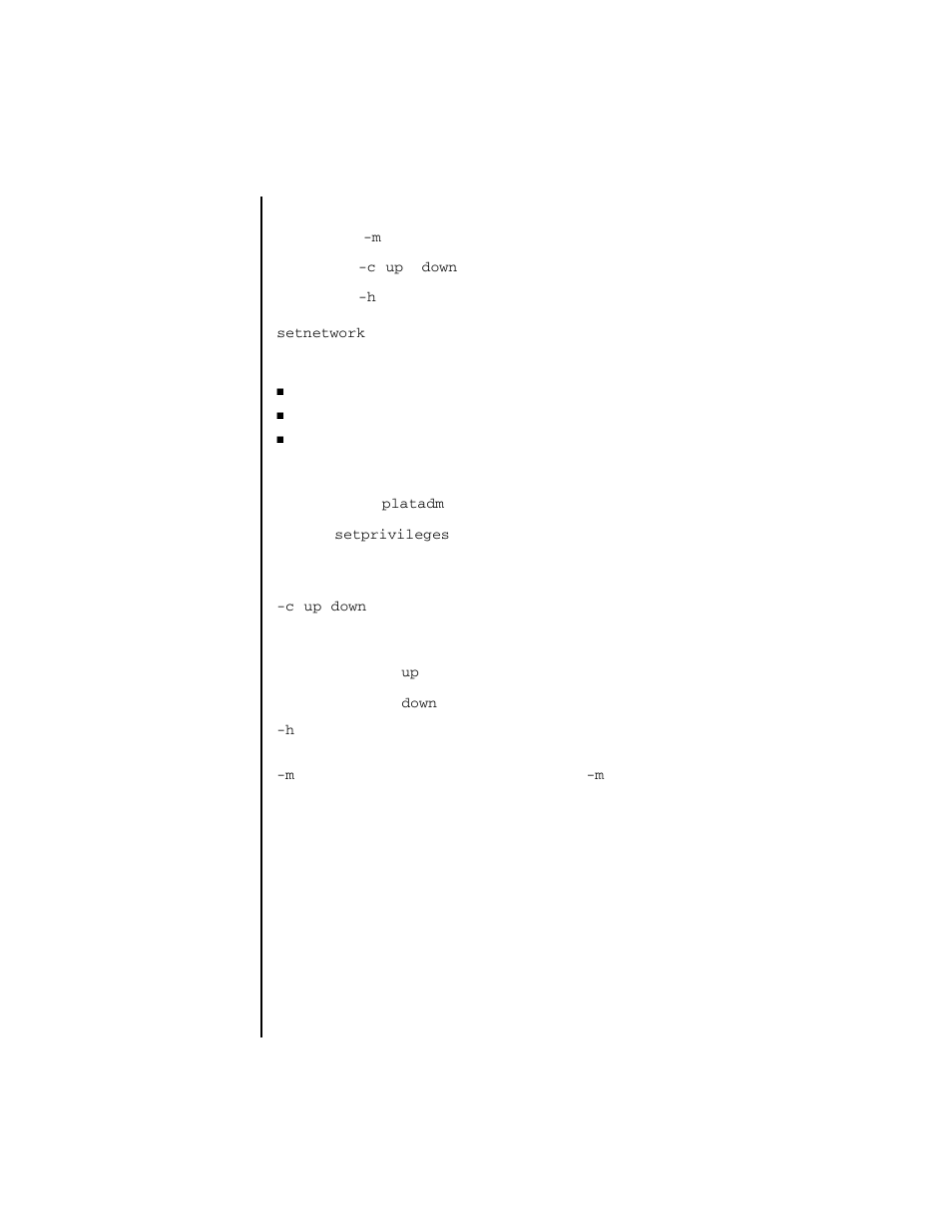 Setnetwork | FUJITSU SPARC ENTERPRISE M4000 User Manual | Page 205 / 444