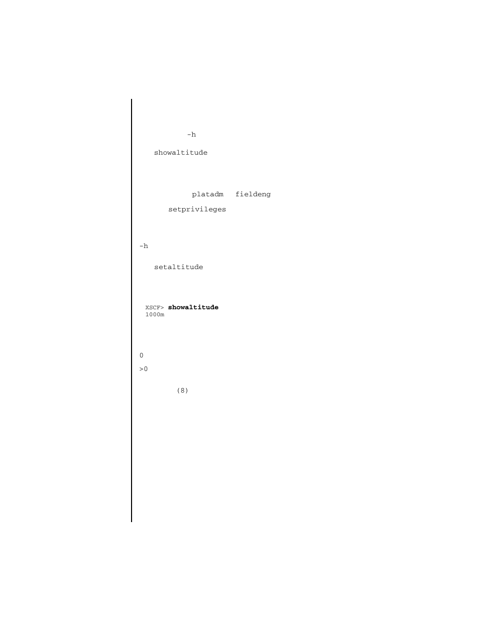 Showaltitude | FUJITSU SPARC ENTERPRISE M4000 User Manual | Page 269 / 444