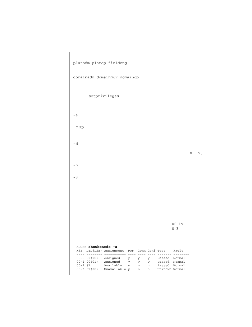 FUJITSU SPARC ENTERPRISE M4000 User Manual | Page 283 / 444
