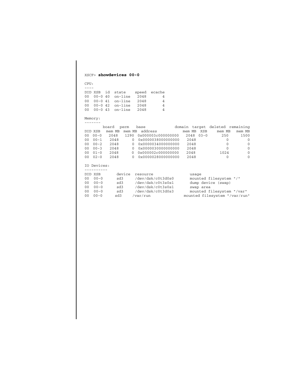 FUJITSU SPARC ENTERPRISE M4000 User Manual | Page 308 / 444