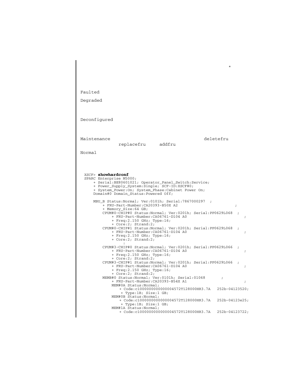 FUJITSU SPARC ENTERPRISE M4000 User Manual | Page 330 / 444