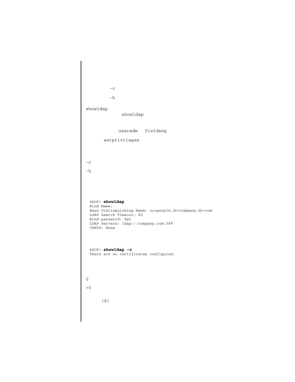 Showldap | FUJITSU SPARC ENTERPRISE M4000 User Manual | Page 339 / 444