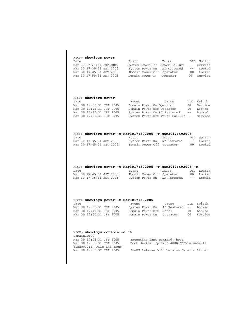 FUJITSU SPARC ENTERPRISE M4000 User Manual | Page 357 / 444