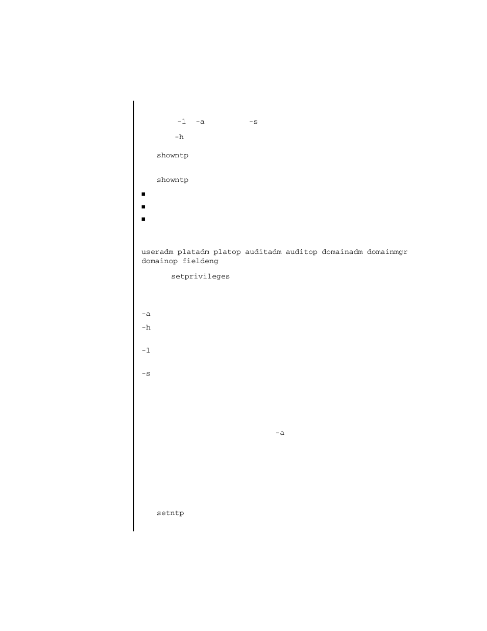 Showntp | FUJITSU SPARC ENTERPRISE M4000 User Manual | Page 373 / 444