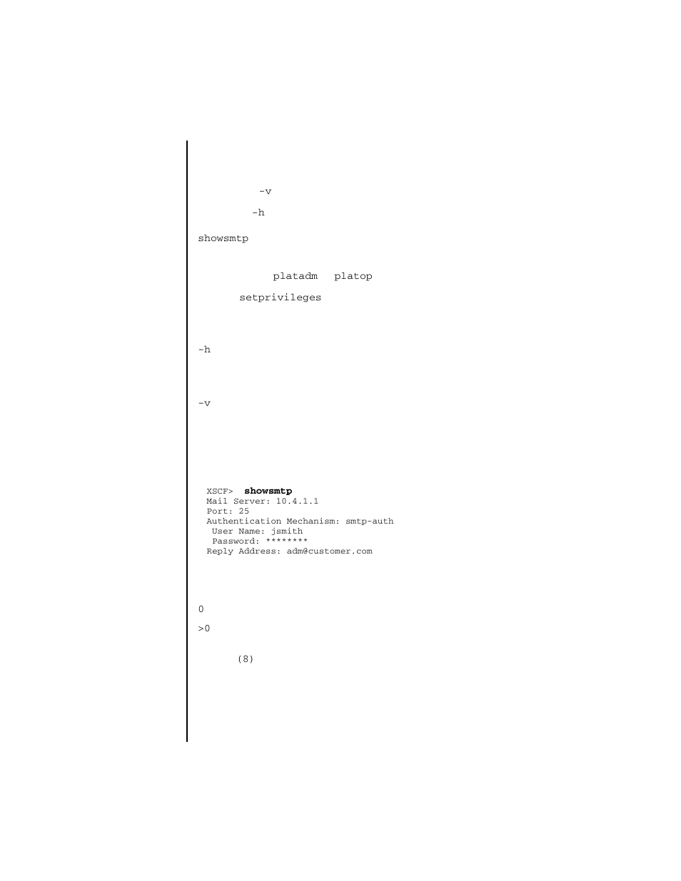 Showsmtp | FUJITSU SPARC ENTERPRISE M4000 User Manual | Page 387 / 444