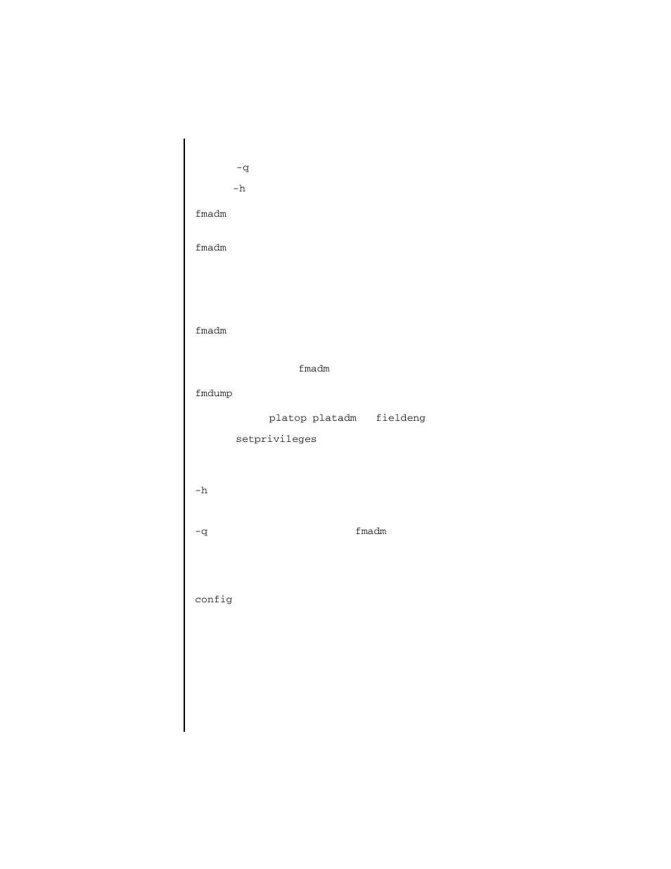 Fmadm | FUJITSU SPARC ENTERPRISE M4000 User Manual | Page 75 / 444