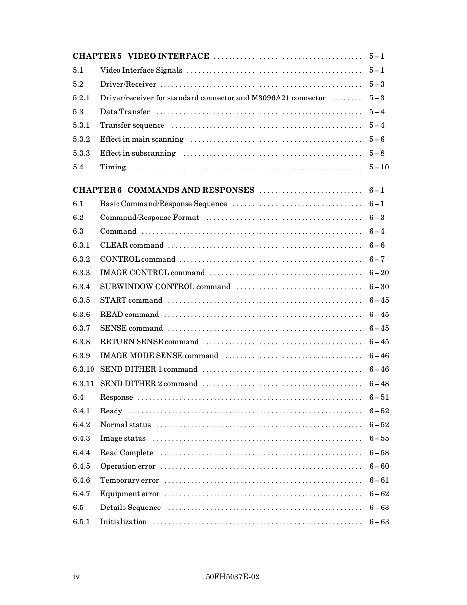 FUJITSU 50FH5037E-02 User Manual | Page 6 / 142