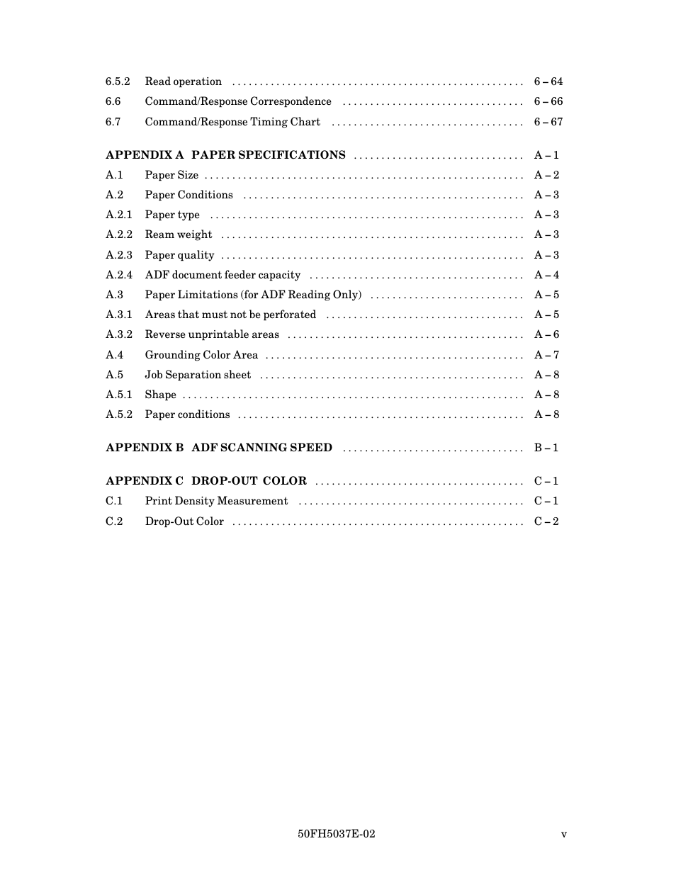 FUJITSU 50FH5037E-02 User Manual | Page 7 / 142