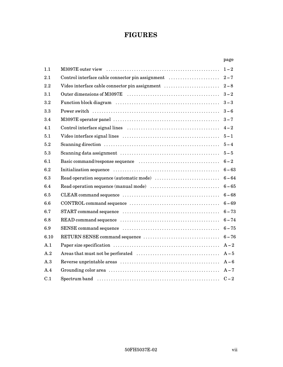 Figures | FUJITSU 50FH5037E-02 User Manual | Page 9 / 142