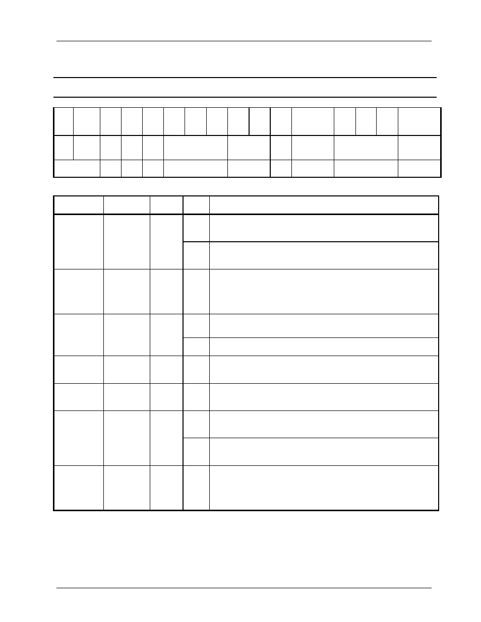 Transmit packet link/split setting register | FUJITSU MB86617A User Manual | Page 58 / 139