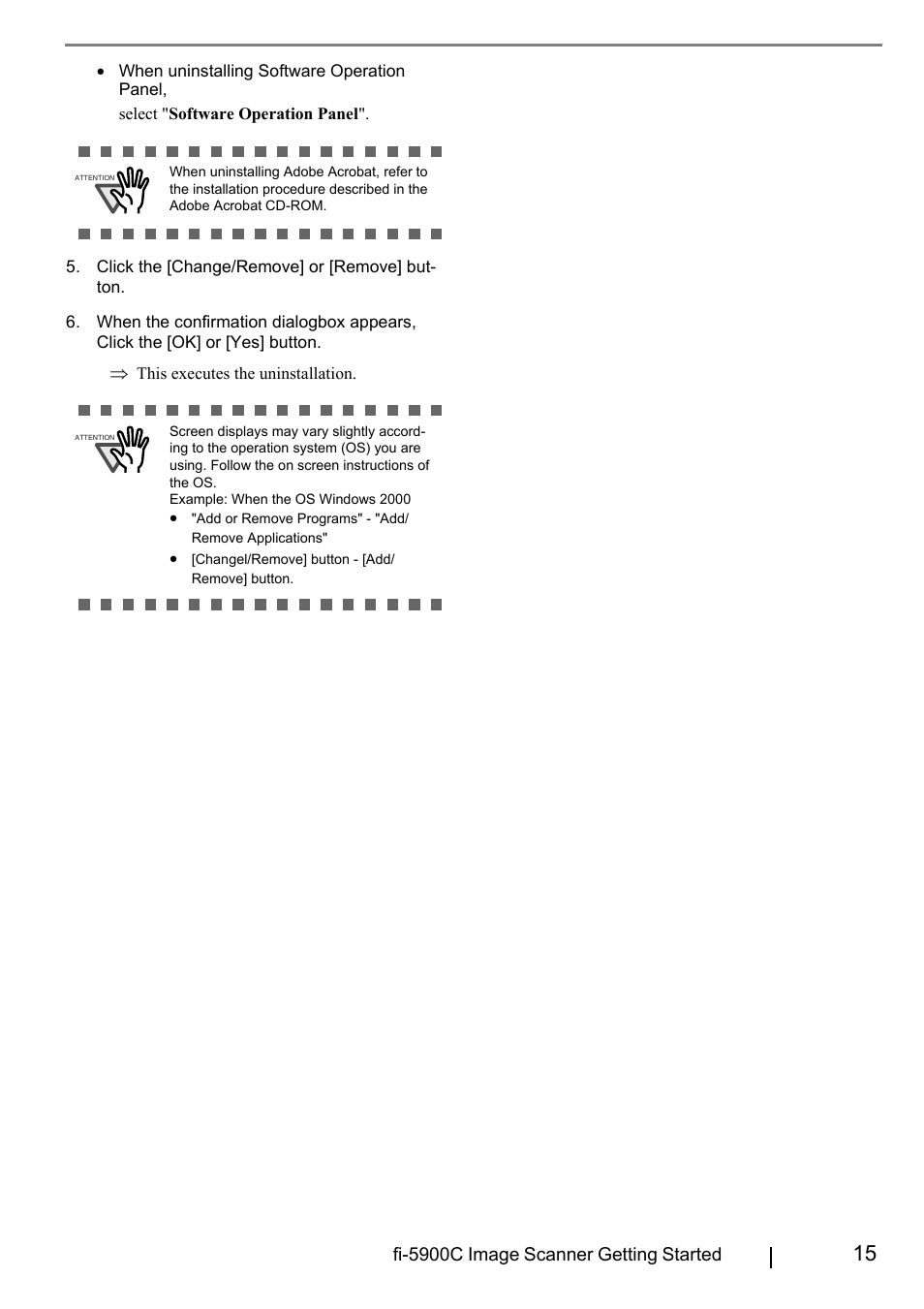 FUJITSU fi-5900C User Manual | Page 23 / 30