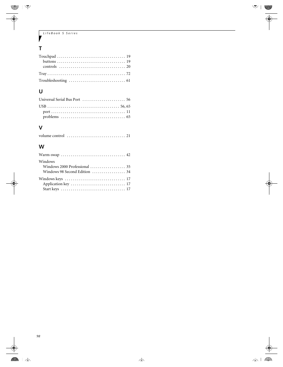 FUJITSU DVD Player User Manual | Page 108 / 108