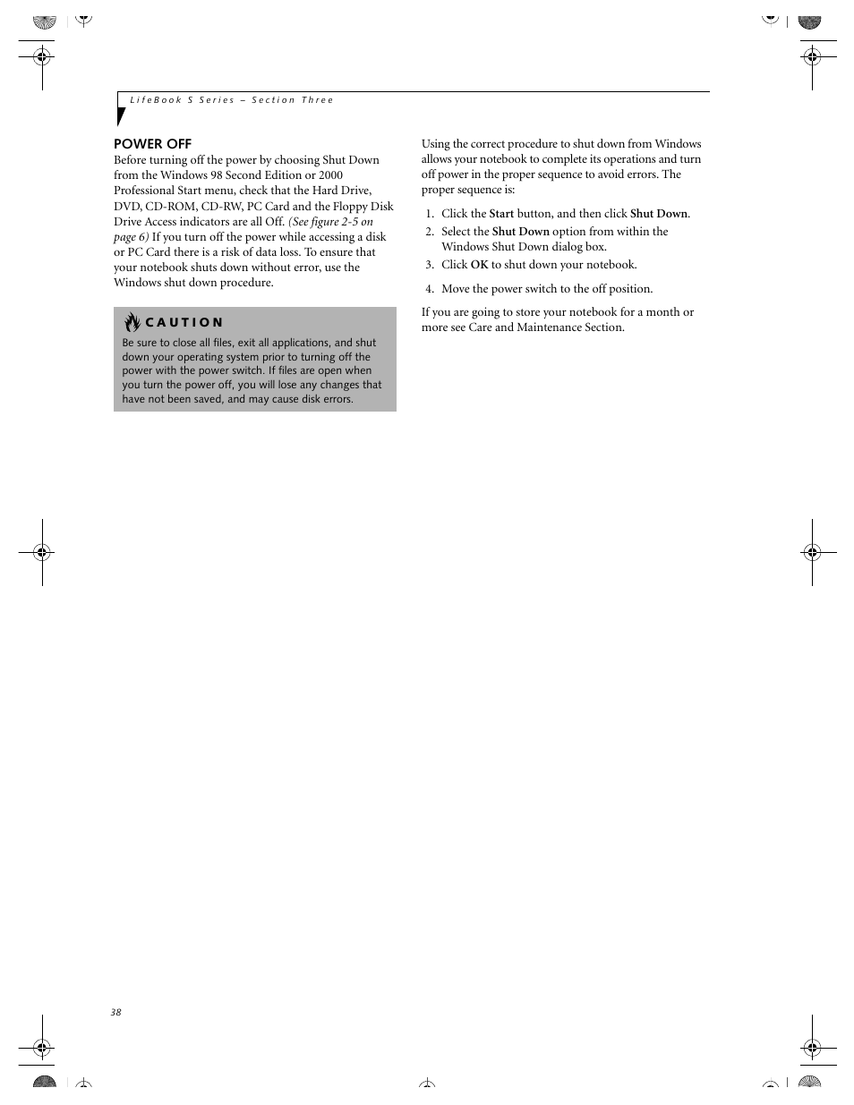 Power off | FUJITSU DVD Player User Manual | Page 48 / 108