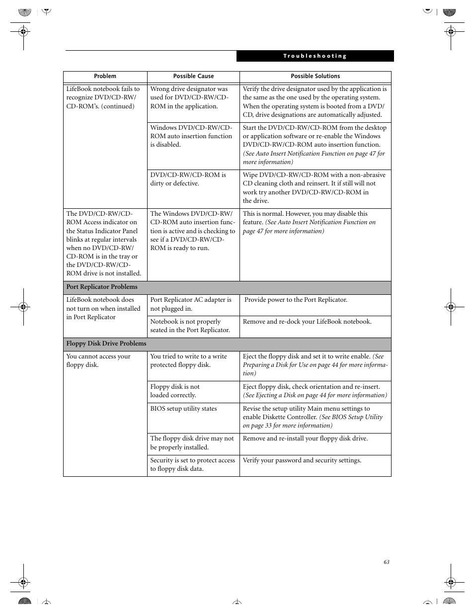 FUJITSU DVD Player User Manual | Page 73 / 108