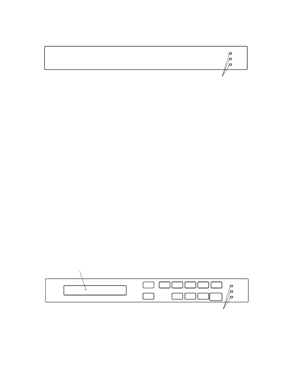 3 indication panel functions (standard model), 1 indicators, 4 operator panel functions (lcd model) | Indication panel functions (standard model) -4, Indicators -4, Operator panel functions (lcd model) -4, M3096ex/gx indication panel -4, M3096ex (lcd model) operator panel -4, Indication panel functions, Operator panel functions | FUJITSU M3096EX/GX User Manual | Page 13 / 53