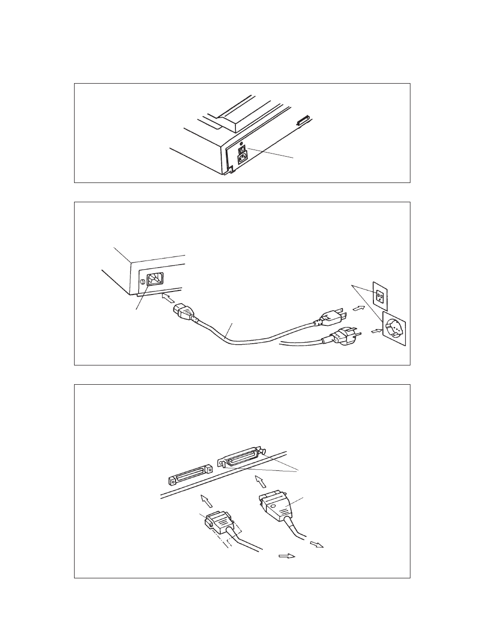 3 connections, Connections -3, Connections | FUJITSU M3096EX/GX User Manual | Page 24 / 53