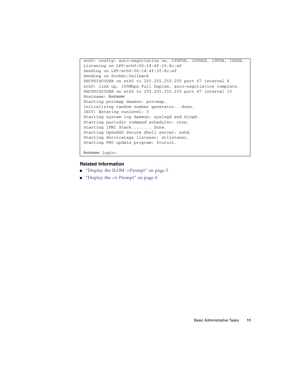 Related information | FUJITSU Sparc Enterprise Server T5440 User Manual | Page 27 / 72