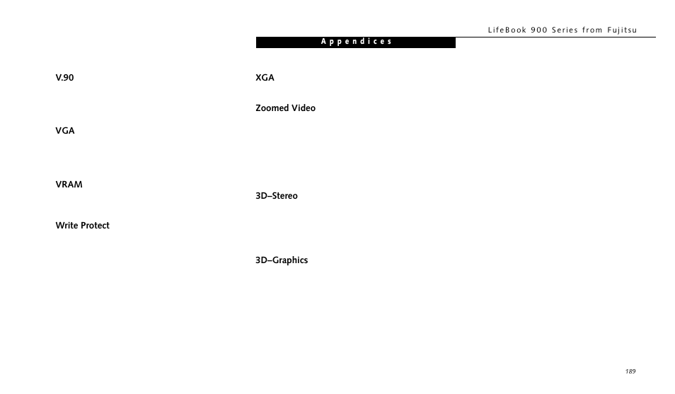 FUJITSU LIFEBOOK 990TX2 User Manual | Page 198 / 209