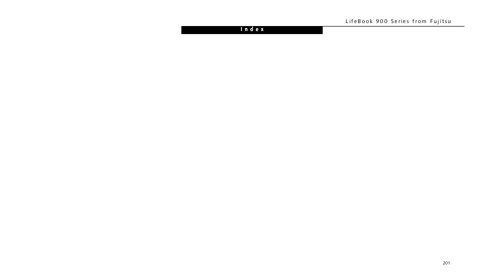 FUJITSU LIFEBOOK 990TX2 User Manual | Page 209 / 209