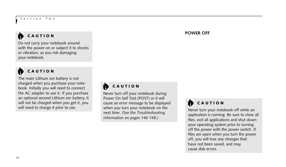 FUJITSU LIFEBOOK 990TX2 User Manual | Page 34 / 209