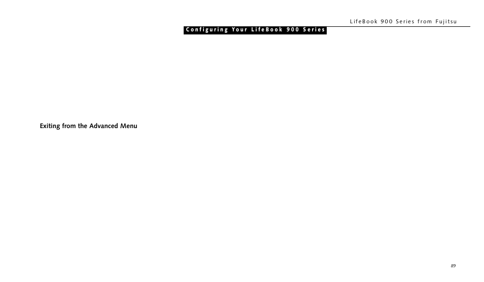 FUJITSU LIFEBOOK 990TX2 User Manual | Page 99 / 209