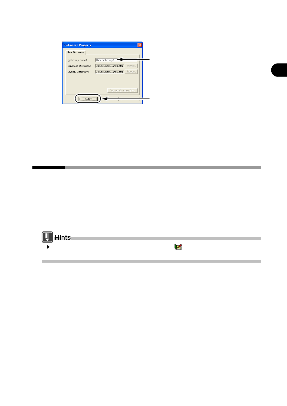 4 setting changeable dictionary, Setting changeable dictionary | FUJITSU Atlas V14 BIWD-0991-01ENK(00) User Manual | Page 142 / 302