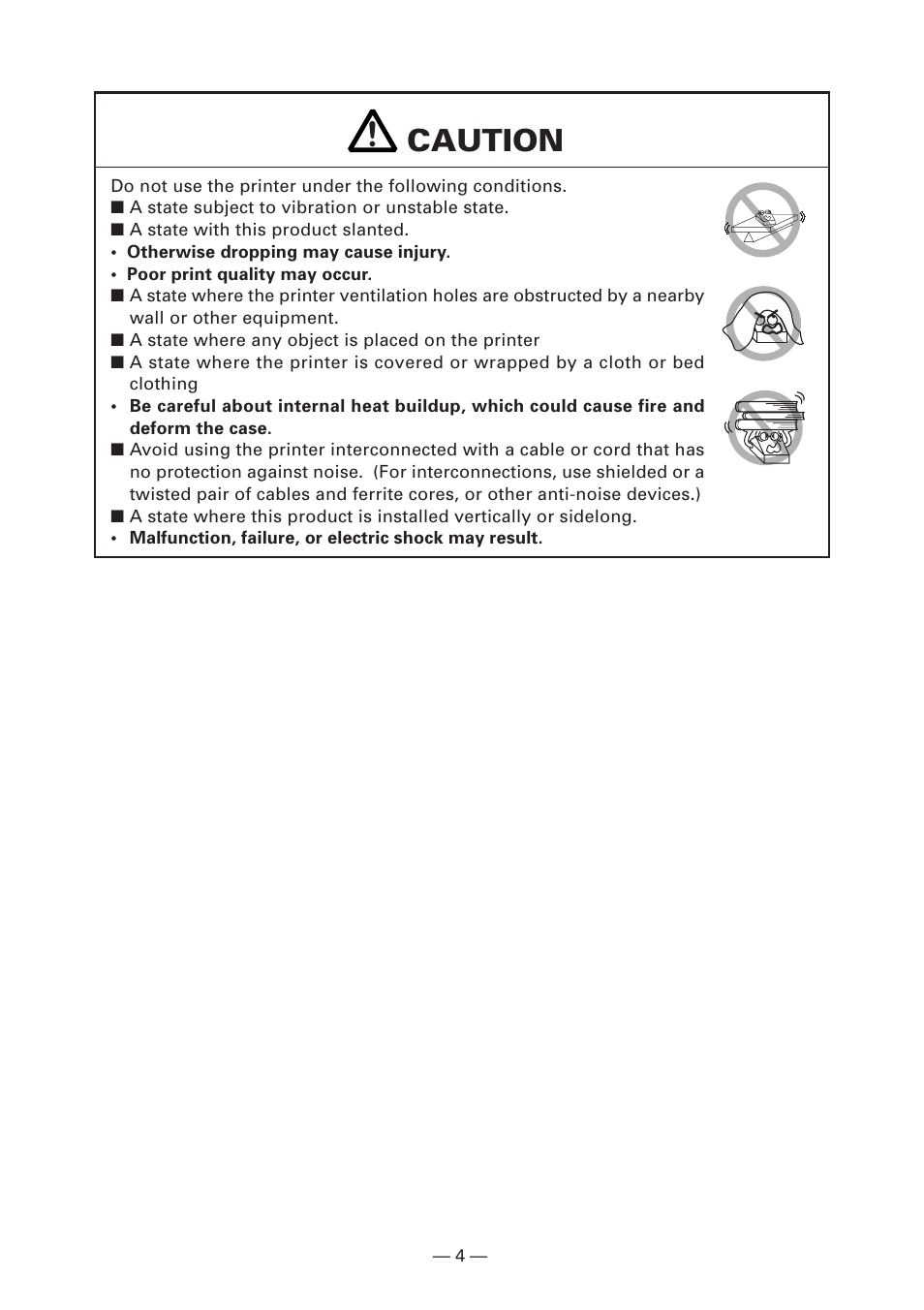 Caution | FUJITSU KD96009-0648 User Manual | Page 7 / 30