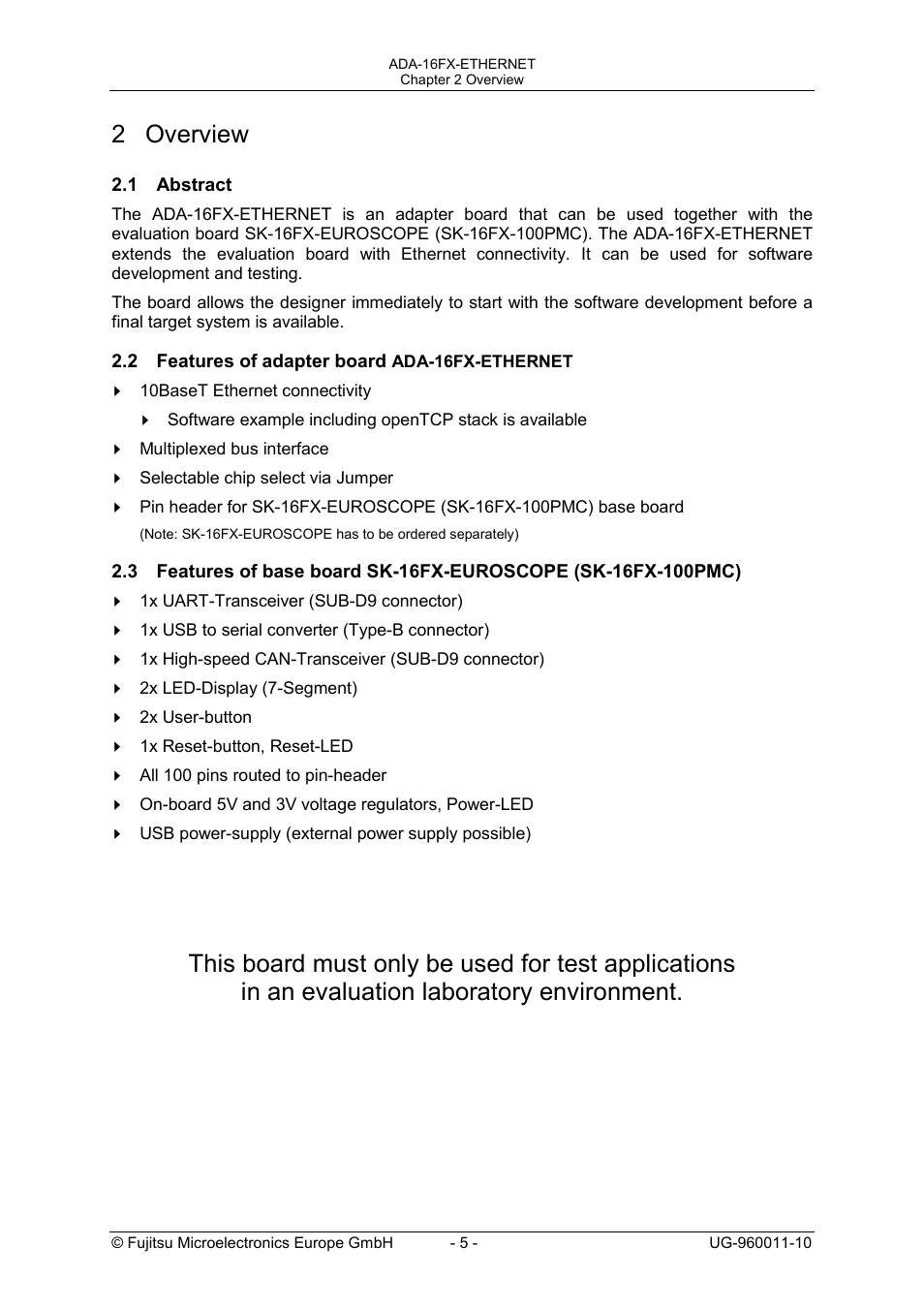 2 overview | FUJITSU FMC-16FX FAMILY User Manual | Page 5 / 14