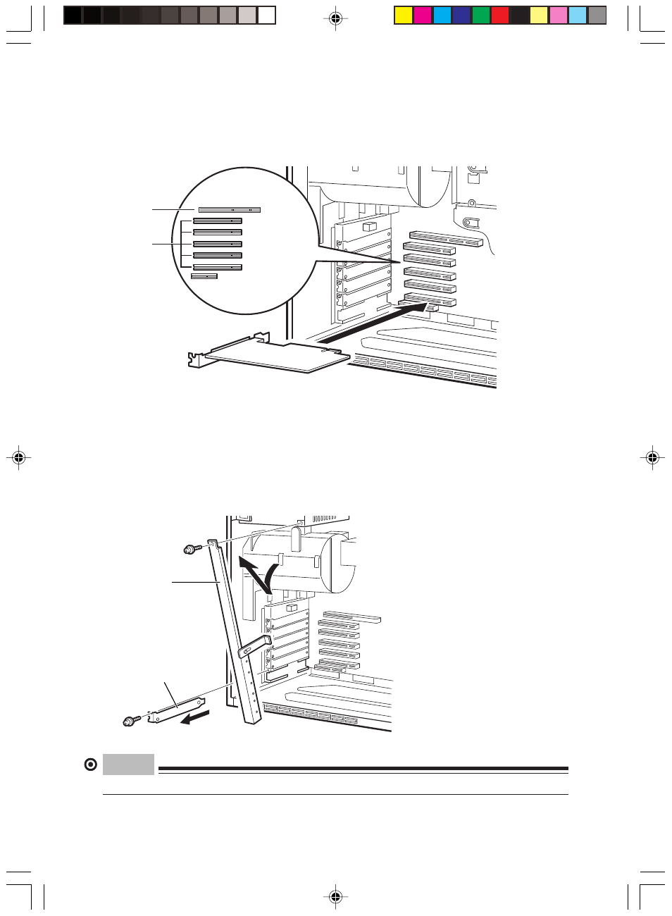 Applicable expansion cards, Installing an expansion card, Point | FUJITSU 8000 SERIES User Manual | Page 54 / 88