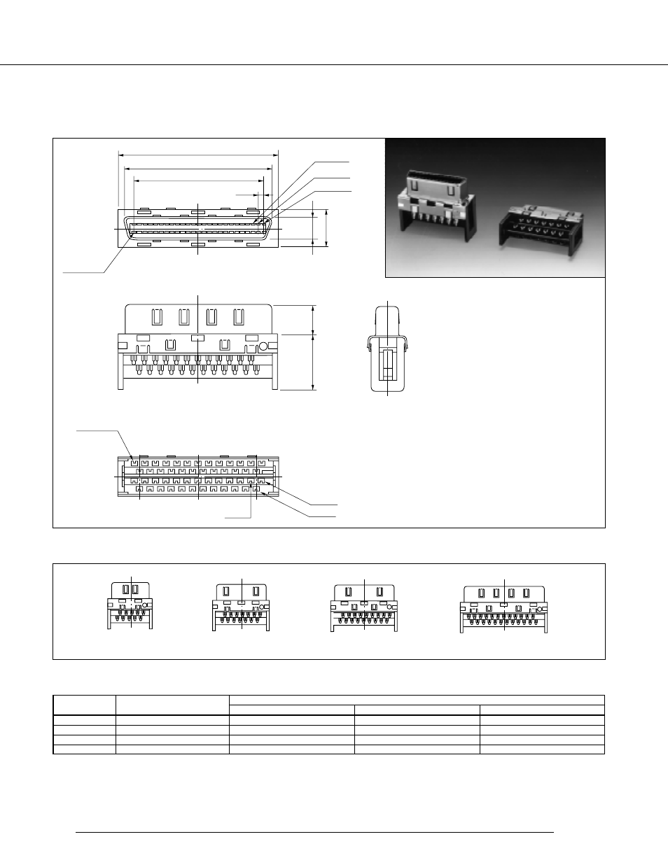240 series (general-purpose type), Soldering eyelet socket ■ dimensions, Part numbers and dimensions | FUJITSU FOR BOARD-TO-CABLE CONNECTION 240 User Manual | Page 5 / 12