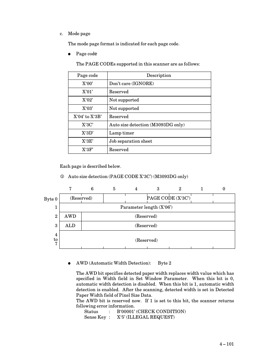 FUJITSU M3093DG User Manual | Page 133 / 208