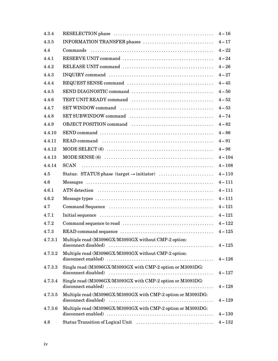 FUJITSU M3093DG User Manual | Page 6 / 208