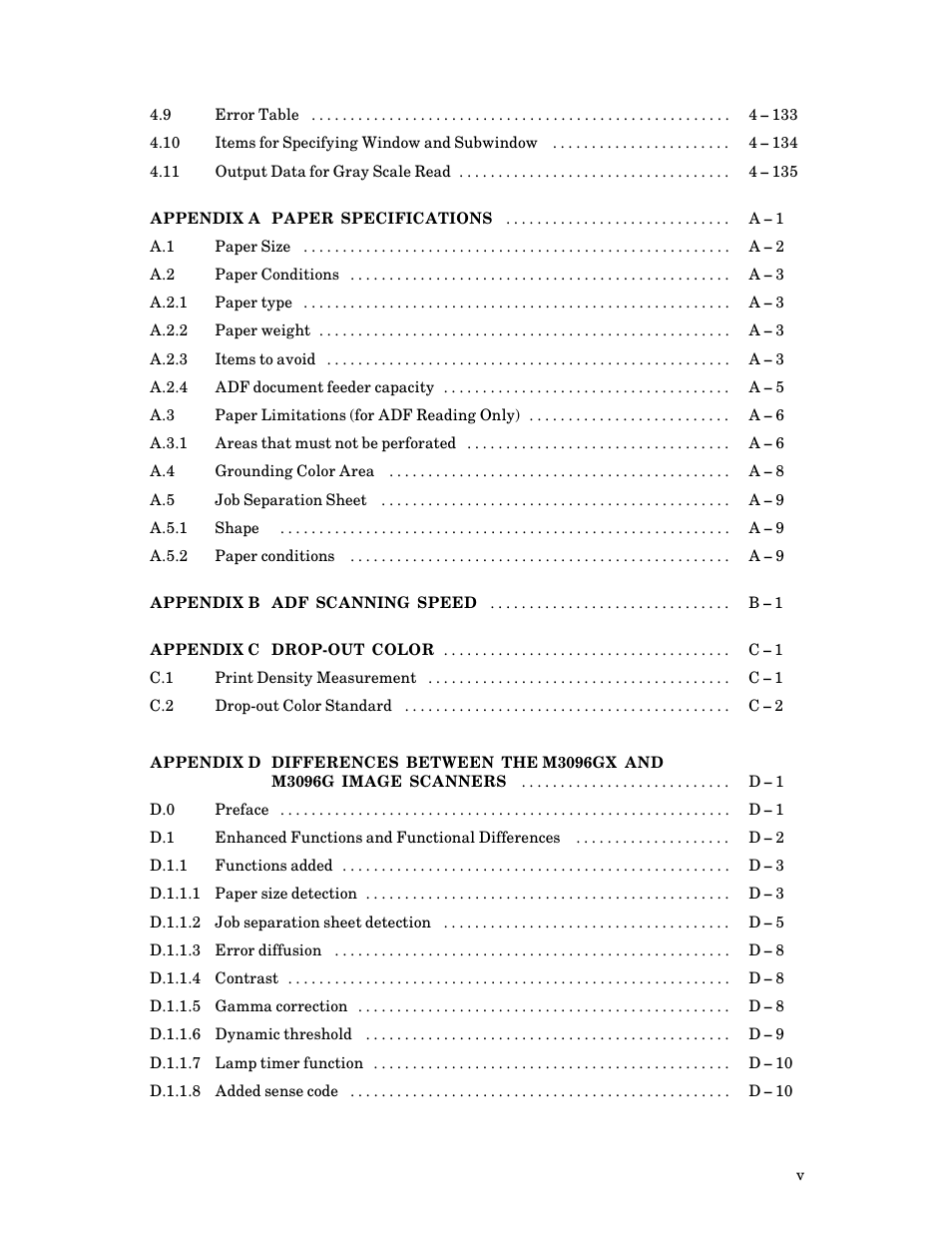 FUJITSU M3093DG User Manual | Page 7 / 208