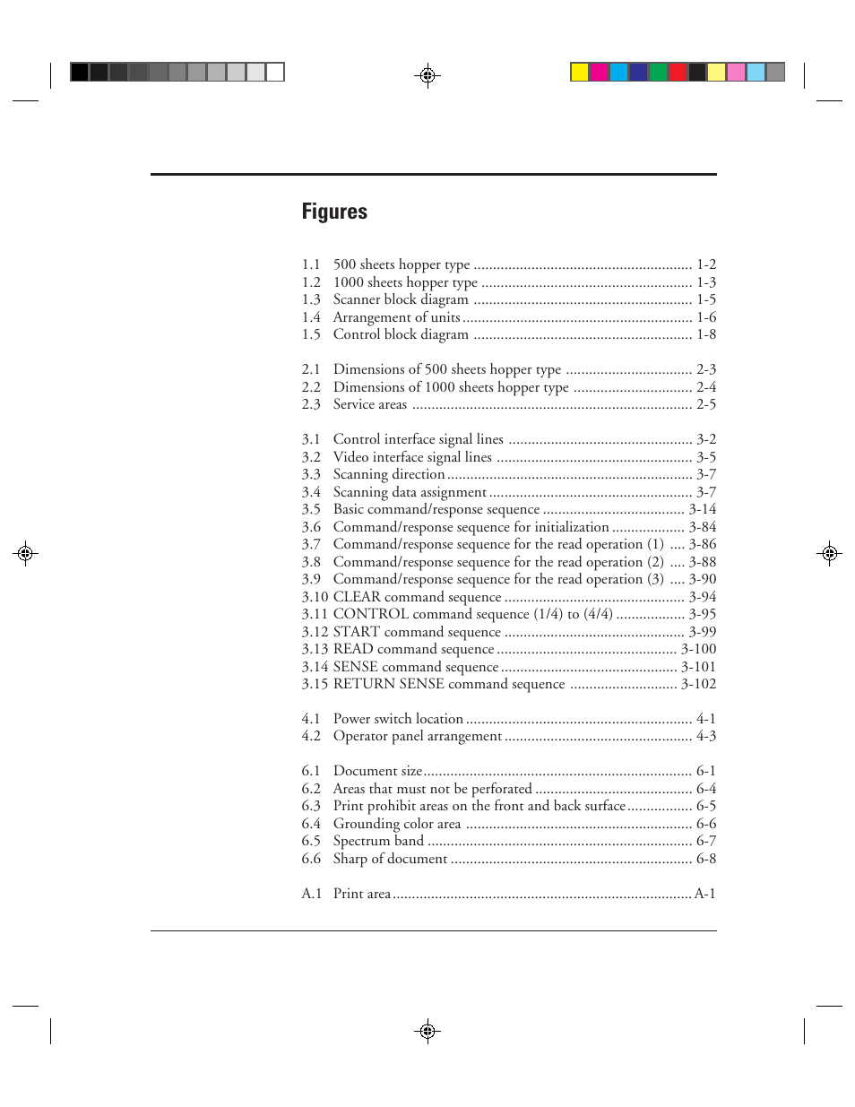 Figures | FUJITSU M3099EX/EH User Manual | Page 10 / 228