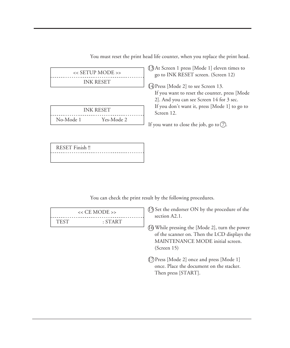 A2.5 how to reset the print head life counter | FUJITSU M3099EX/EH User Manual | Page 200 / 228