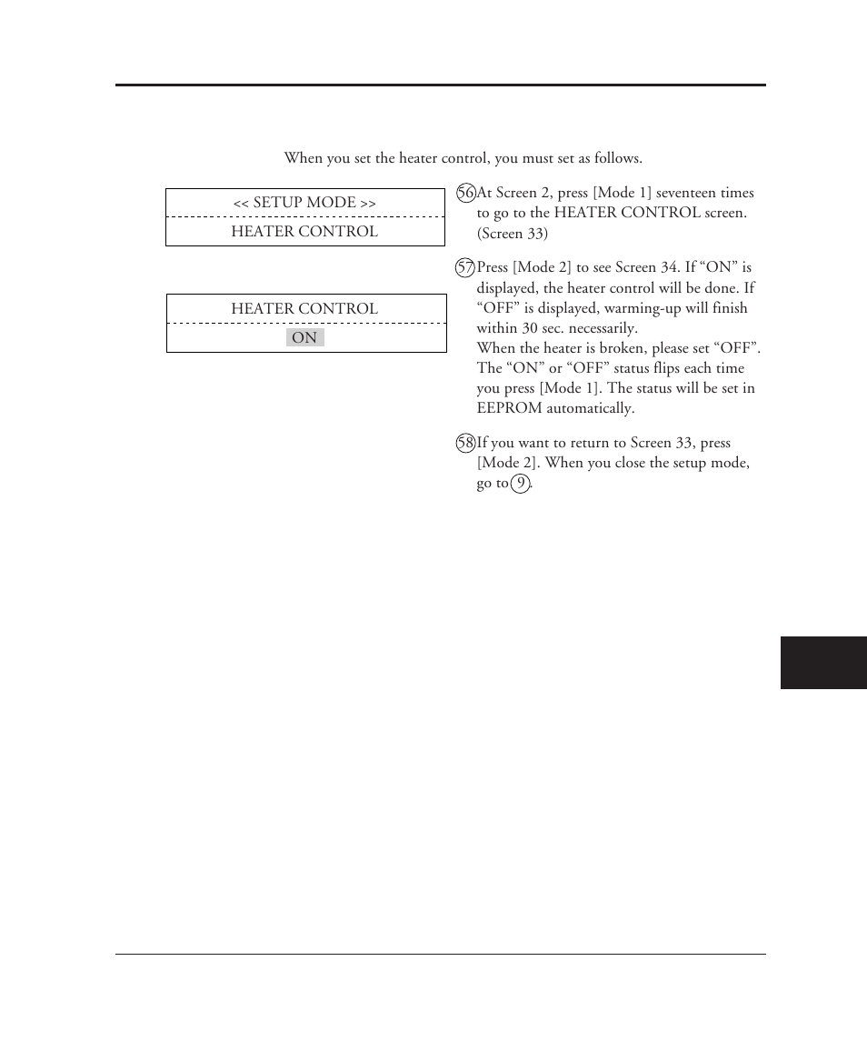 B3.17 setting heater control, B3.17 | FUJITSU M3099EX/EH User Manual | Page 215 / 228