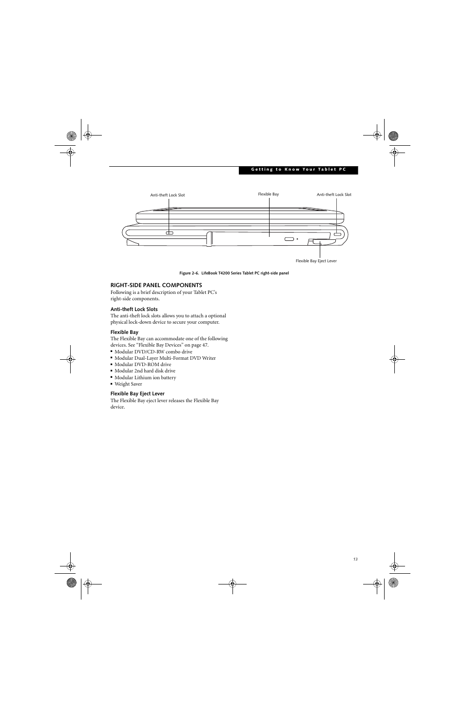 FUJITSU LifeBook Tablet PC T4220 User Manual | Page 21 / 136