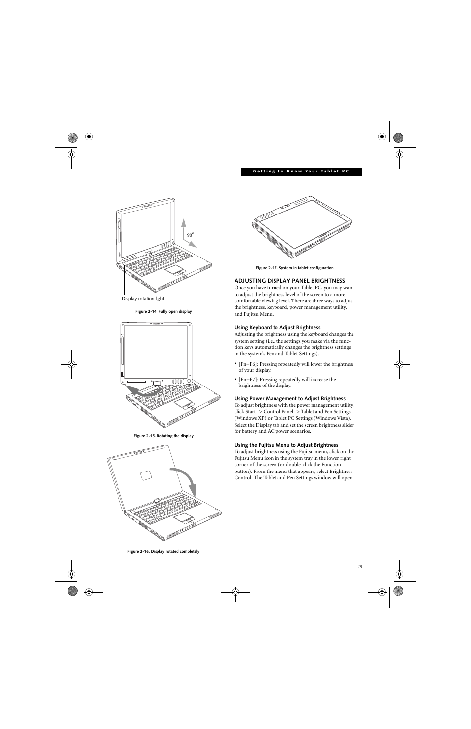 FUJITSU LifeBook Tablet PC T4220 User Manual | Page 27 / 136